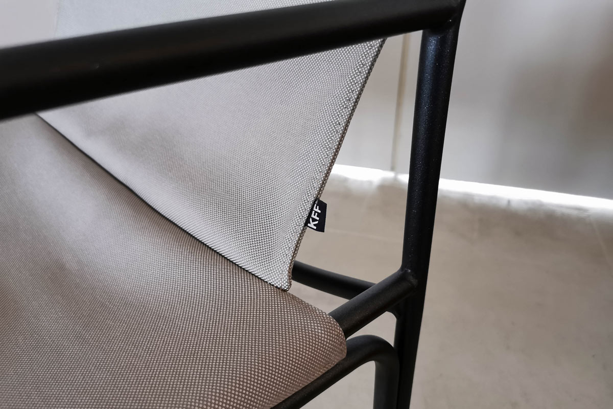 Outdoor-Armlehnstuhl Pool inkl. Tablett von KFF